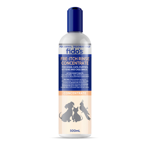 Fidos Free Itch Rinse Concentrate 125ml 500ml 5Litres