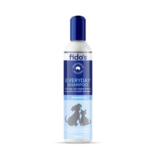 Fidos Everyday Shampoo 250ml Dog Cat Pet Soap Free Hypoallergenic 