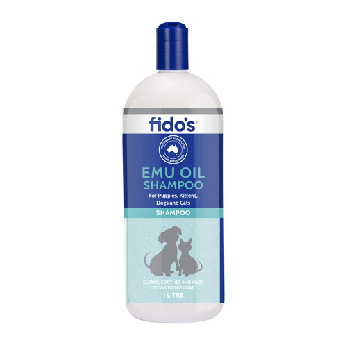 FIDOS EMU OIL SHAMPOO 1L Free soap Free postage Fidos