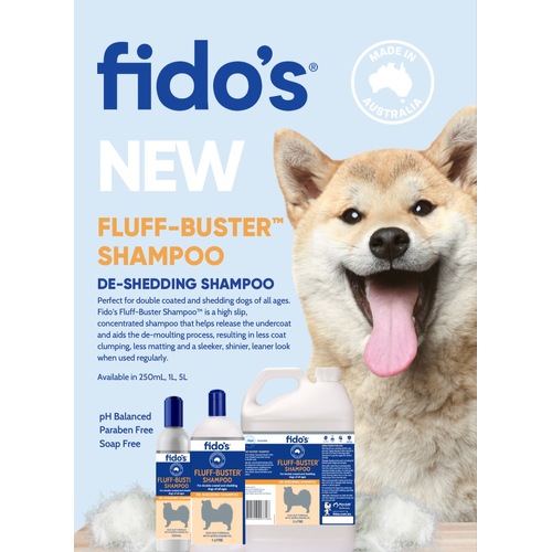 Fido's Fluff-Buster Shampoo 1000ML 5000ML