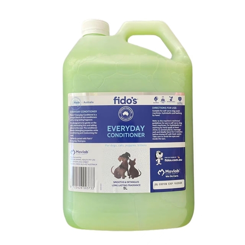 Fido's Everyday Conditioner 5Litre for Dogs and Cats