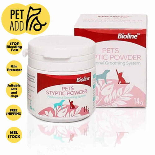 Pet Cat Dog Bird Styptic Powder Claw Nail Wound Bleeding Blood Coagulant Powder14g