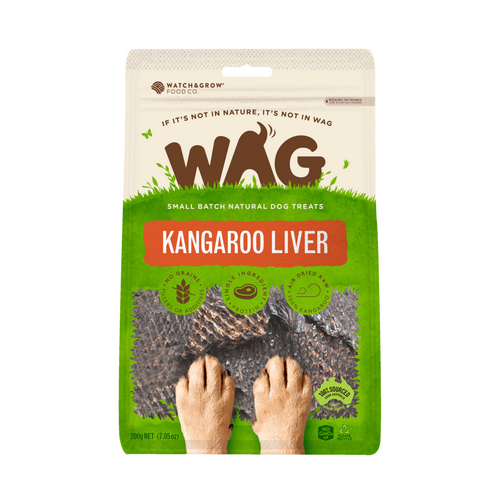 WAG KANGAROO LIVER 100%  50G 200G 750G 50G 200G 750G [weight: 750G]