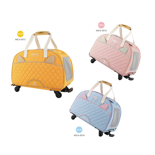 ARKIKA Pet Travel Outing Backpack Bag Cat Dog Carrier Trolley Case Breathable Box
