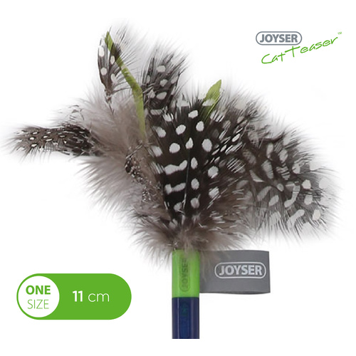 Cat Play Toy JOYSER CAT TEASER ON WAND - CHANGEABLE TOP