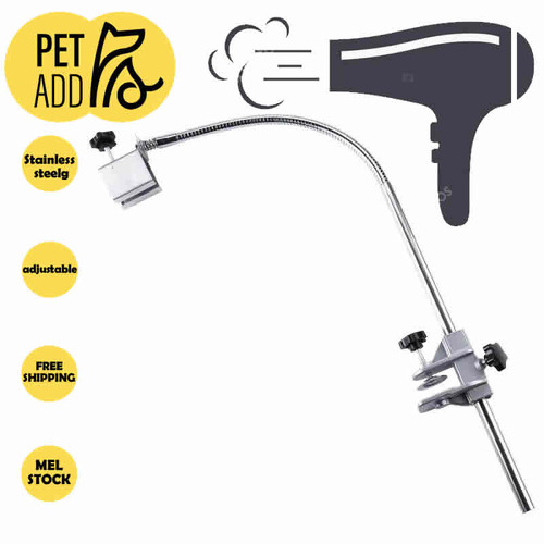 Adjustable Pet Grooming Table Arm Stainless Steel Beauty Desk Bracket + Leash AU