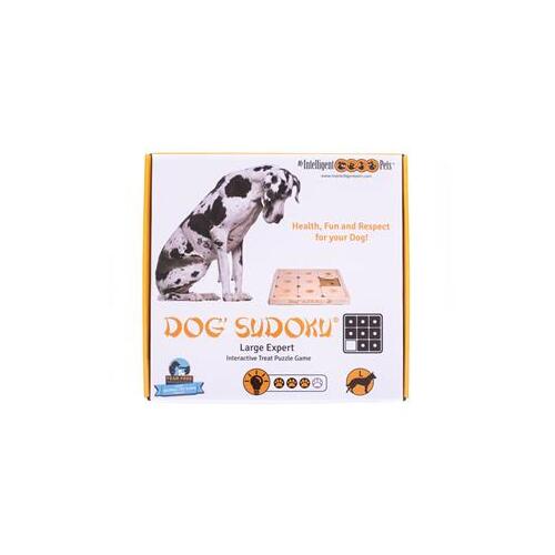 Dog Smart Wooden Interactive Dog Foraging Game Toy - Sudoku Expert, dog gift