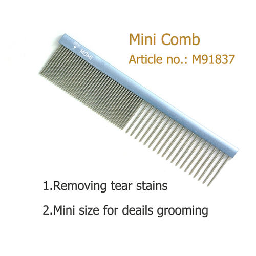Face Finishing Comb Dog Cat Pet Grooming /Tear Stains Removal Stainless MOMI