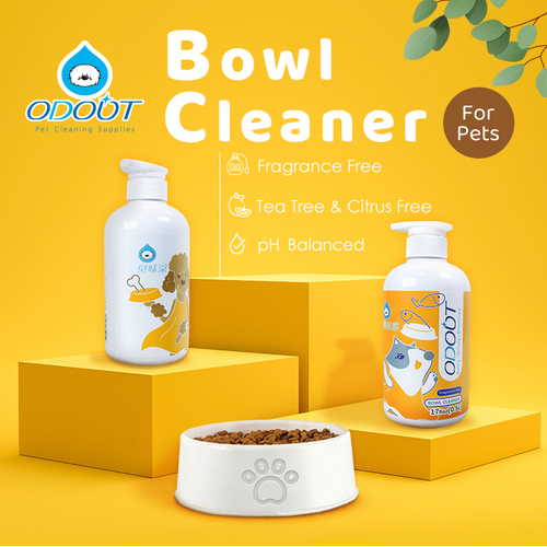 ODOUT Pet Bowl Dish Cleaner for Cats Dogs 500ml/1000ml