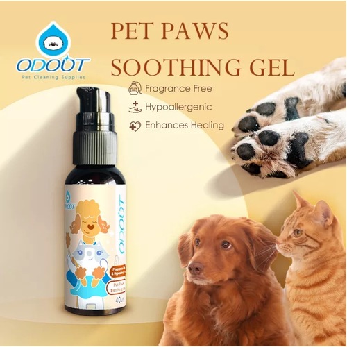 ODOUT Pet Paws Soothing Gel For Dogs Cats 40g