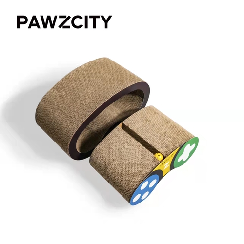 PAWZCITY Cat corrugated Scratcher Pet Claw Scratching Board Bed Toy Mat Sofa