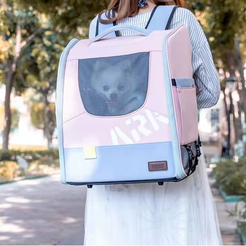 Pet Carrier Backpack Breathable Puppy Travel Space Shoulder Bag Dog Cat ARKIKA 