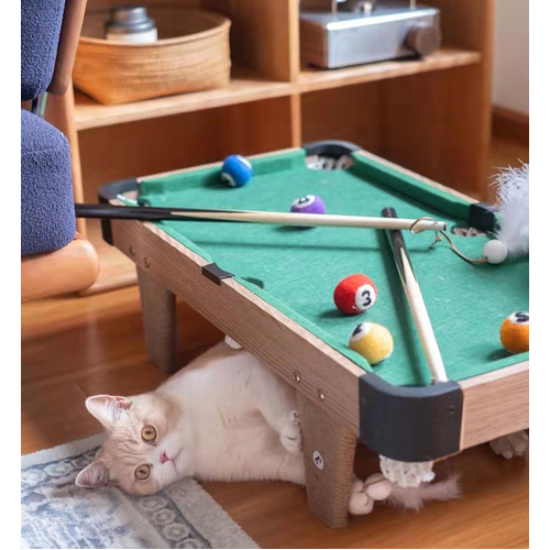 Cat Scratching Scratcher Tree Pad Toy - Snooker Billiard Table VETRESKA