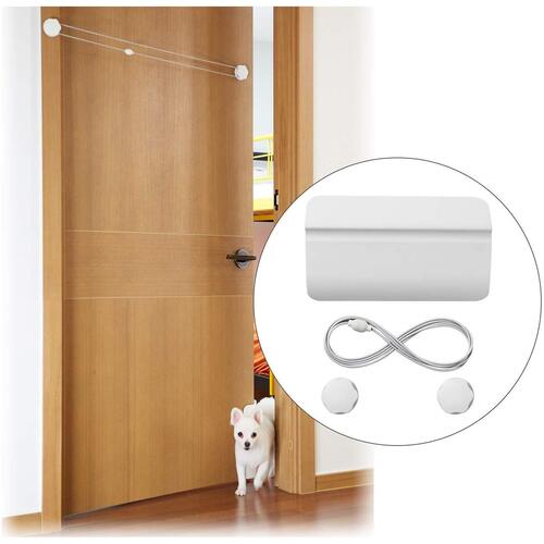 Automatic Pet Door Opener Rope Stretched Dog Cat Open Door Safe Pet Supplies AU